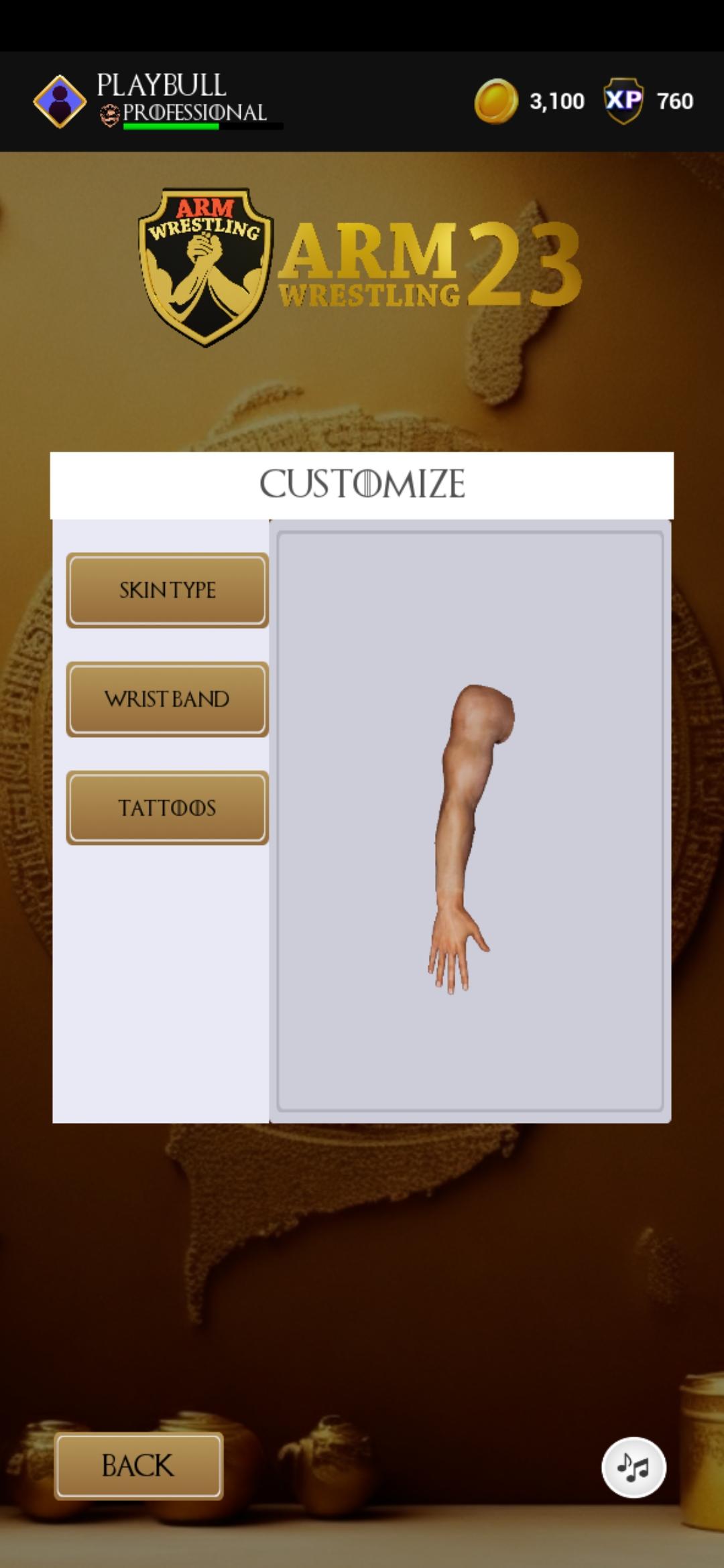 Screenshot of Arm Wrestling