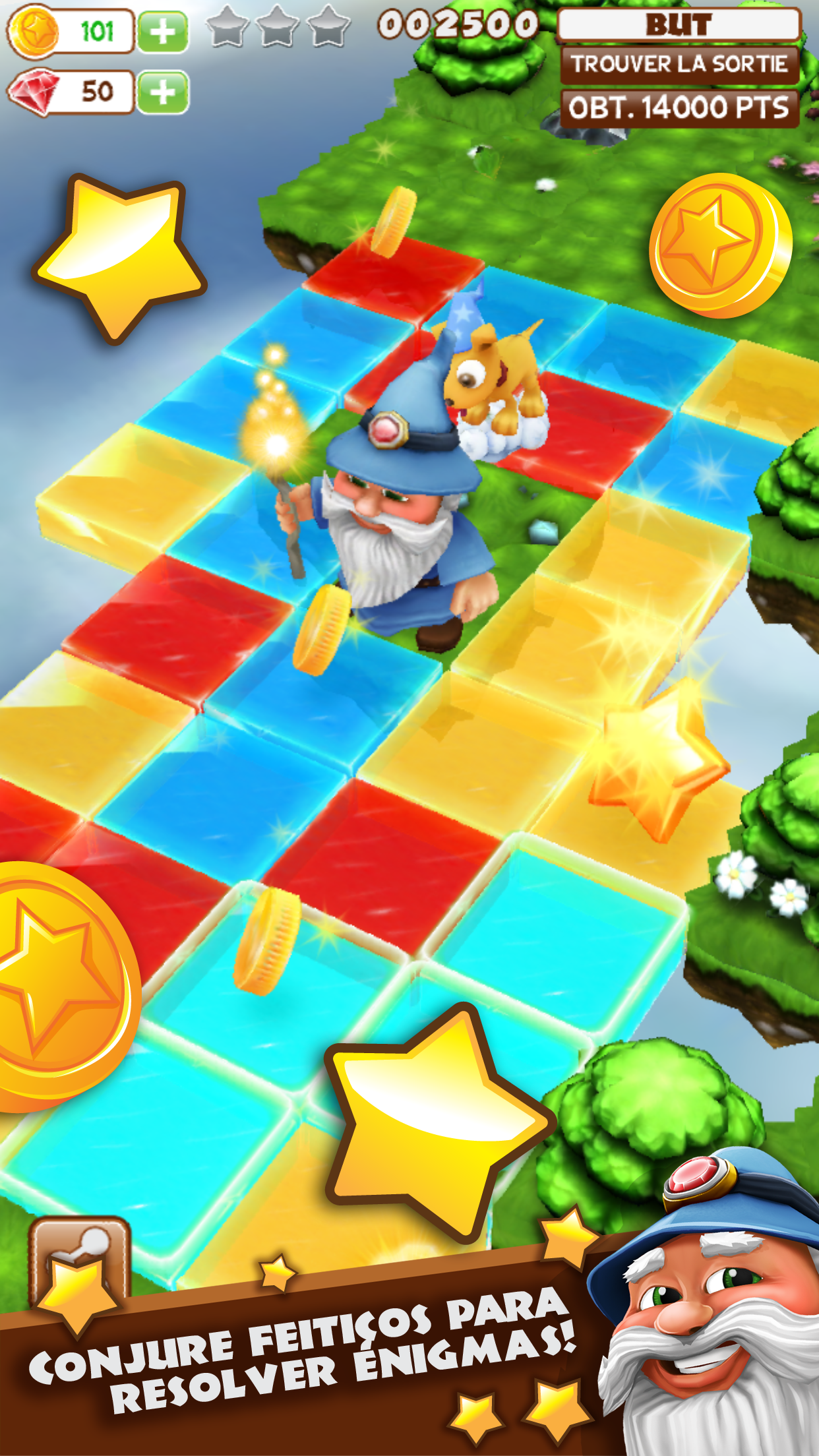 Captura de Tela do Jogo Puzzle Wiz