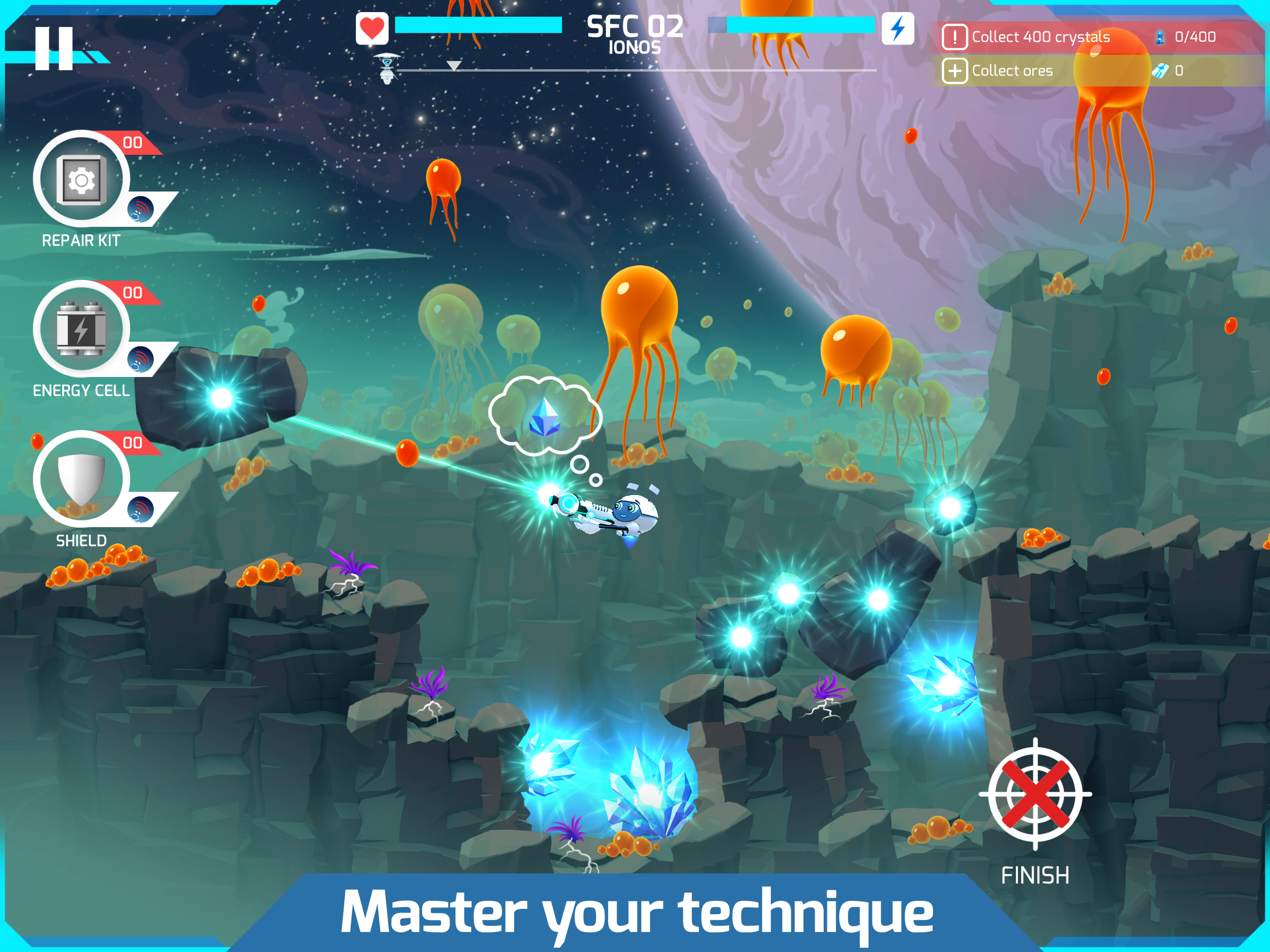 Mike the Planet Miner Game Screenshot