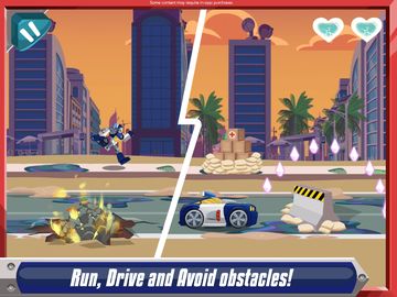 Transformers Rescue Bots: Dash Game Screenshot