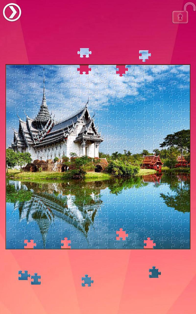 Скриншот игры Thailand Jigsaw Puzzles