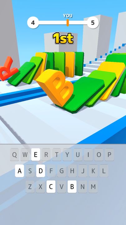 Screenshot 1 of Type Spin: alphabet run game 2.4.3