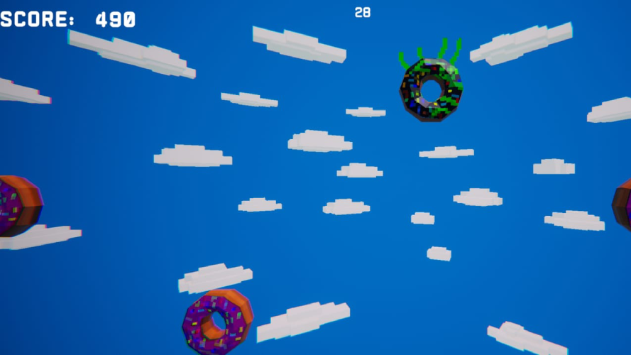 Captura de Tela do Jogo Eat Doughnut