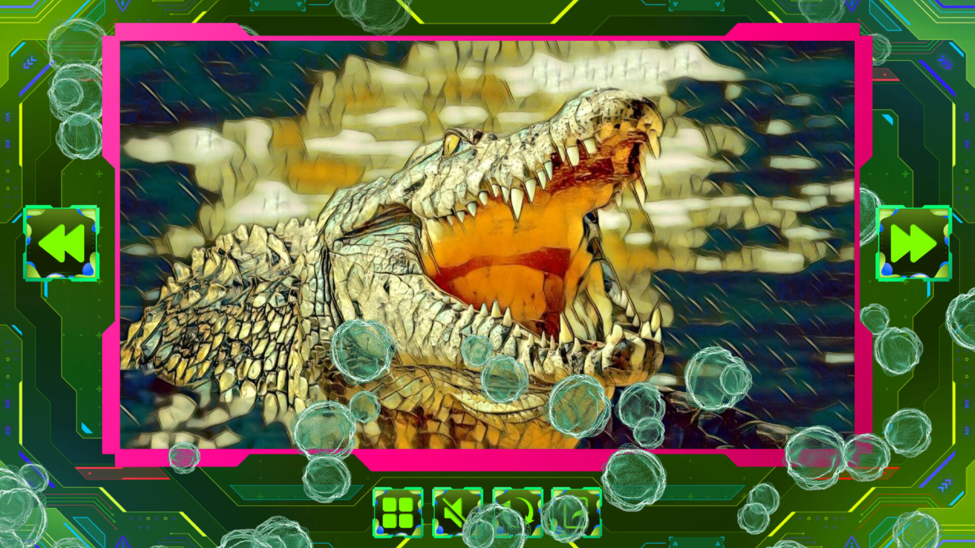 Twizzle Puzzle: Reptiles 게임 스크린 샷
