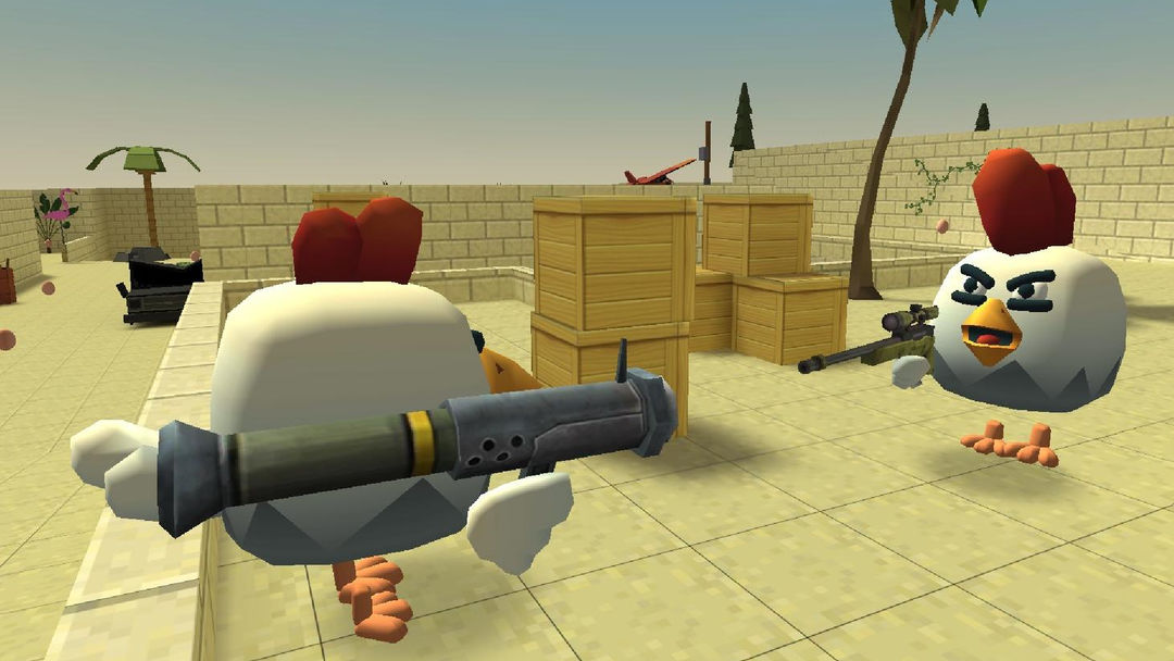 Screenshot of Chicken Gun