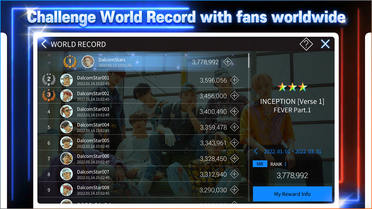 SUPERSTAR ATEEZ Game Screenshot