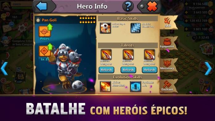 Captura de Tela do Jogo Clash of Lords 2