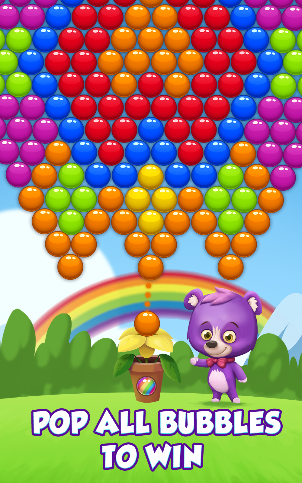 Bubble Rainbow Game Screenshot