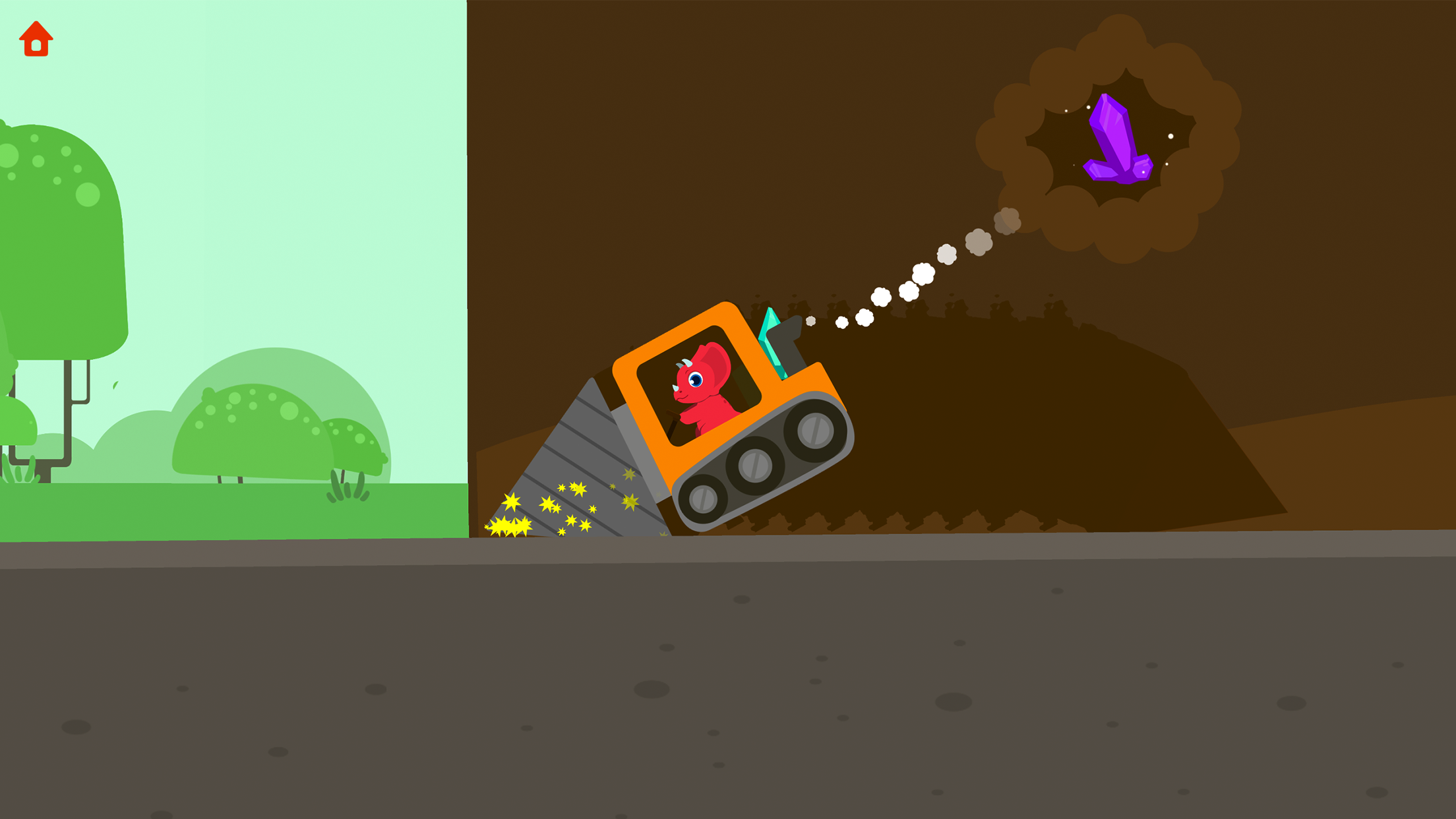 Screenshot of Dinosaur Digger 2 Truck Games