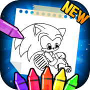 Livro de colorir do Sonic