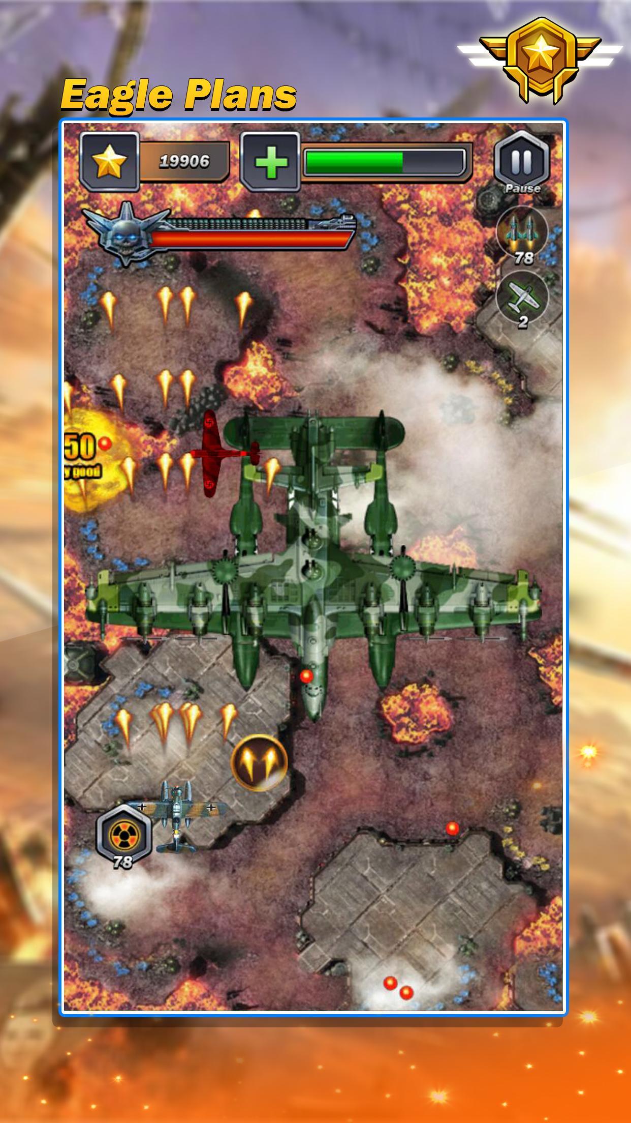 Galaxy Raiden Fighter - Squadr Game Screenshot