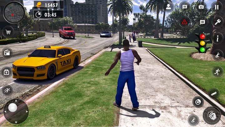 O MAIOR JOGO QUE JÁ VI! PARA CELULAR ANDROID TIPO GTA EM MUNDO ABERTO (TAXI  SIM 2020) 