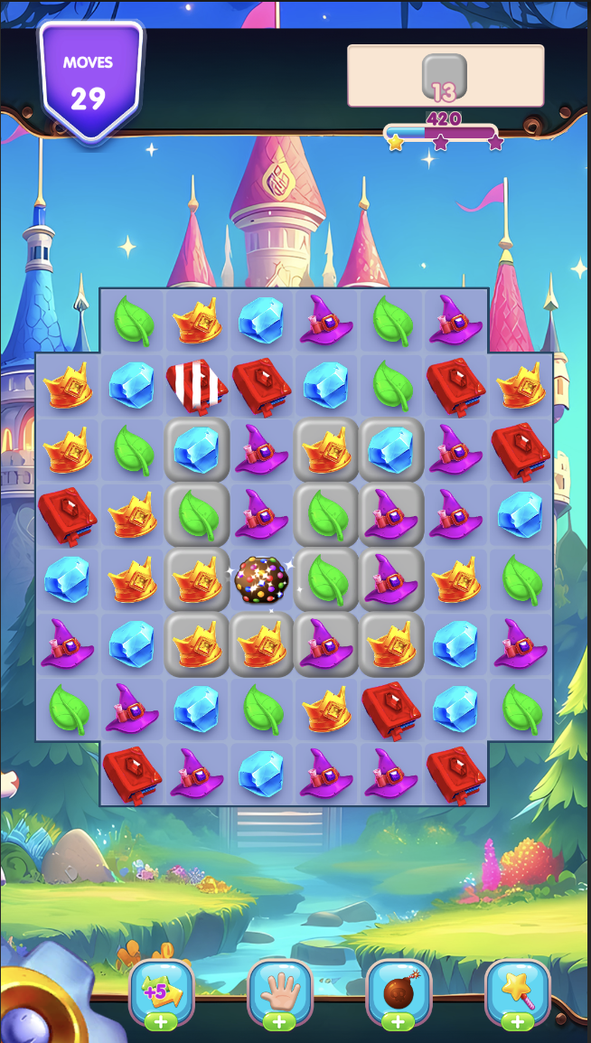 Elemental Match Game Screenshot