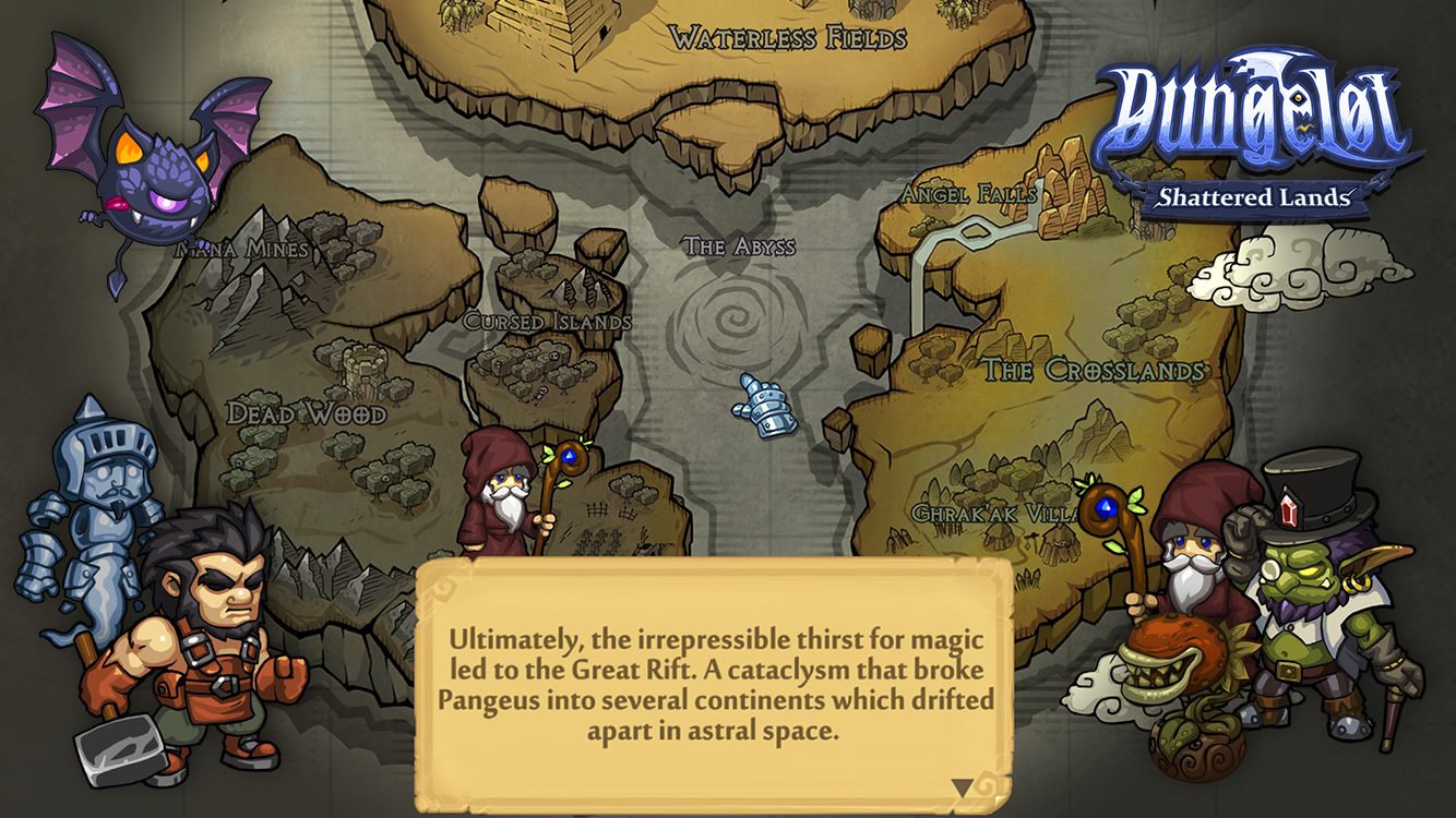 Dungelot Shattered Lands Game Screenshot