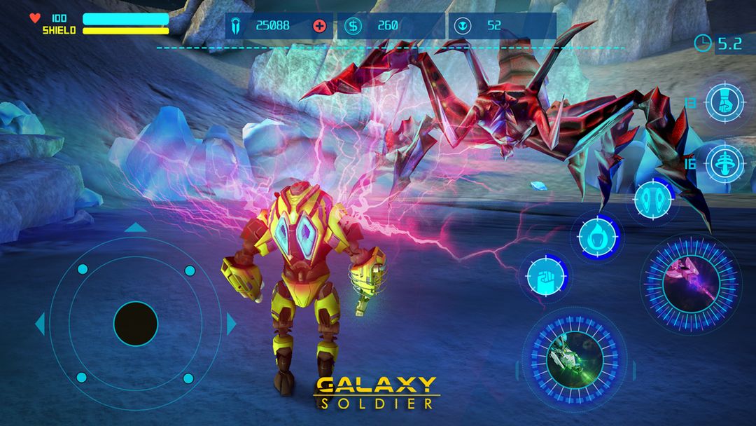 Galaxy Soldier - Alien Shooter ภาพหน้าจอเกม
