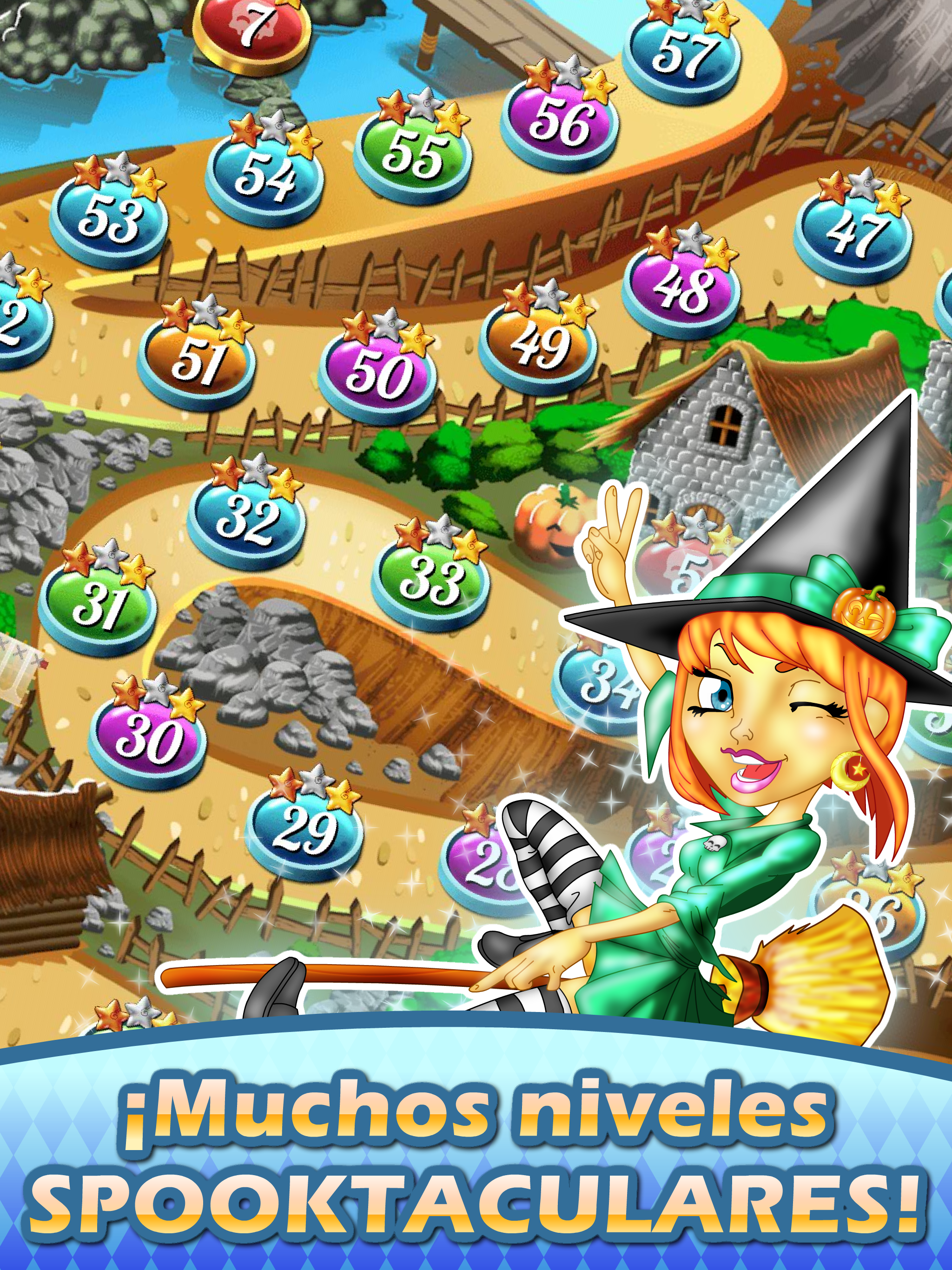 Captura de Pantalla del Juego Witch Puzzle - Juego Gratis