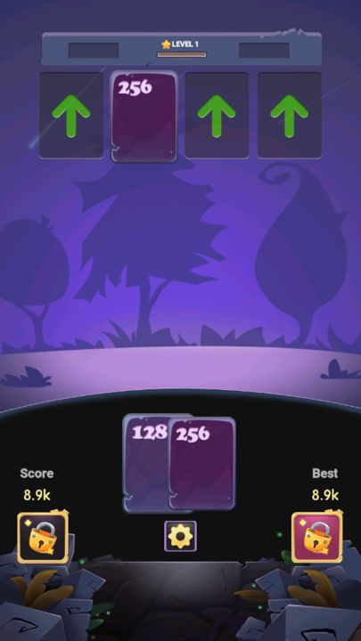 Screenshot 1 of Lucky 2048 puzzle cards 1.0.7