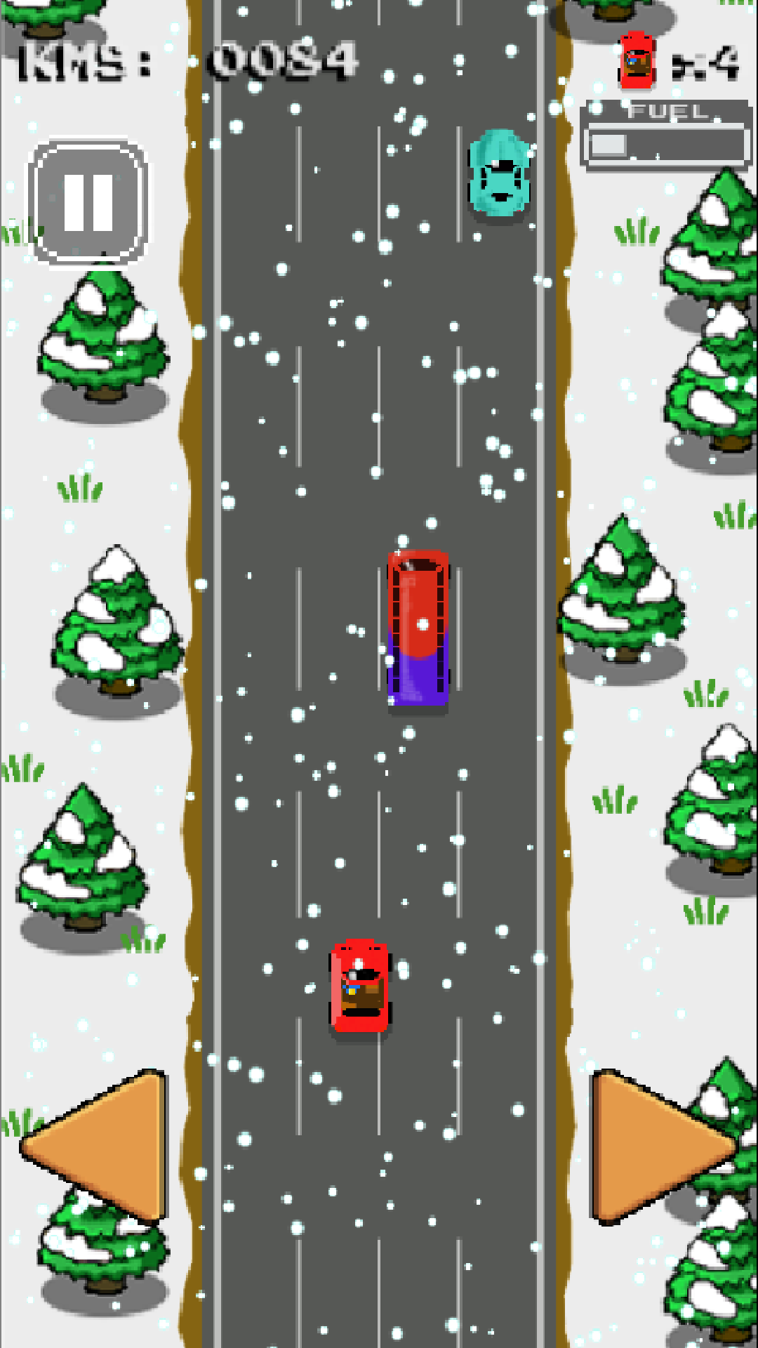 Retro Car Race ゲームのスクリーンショット