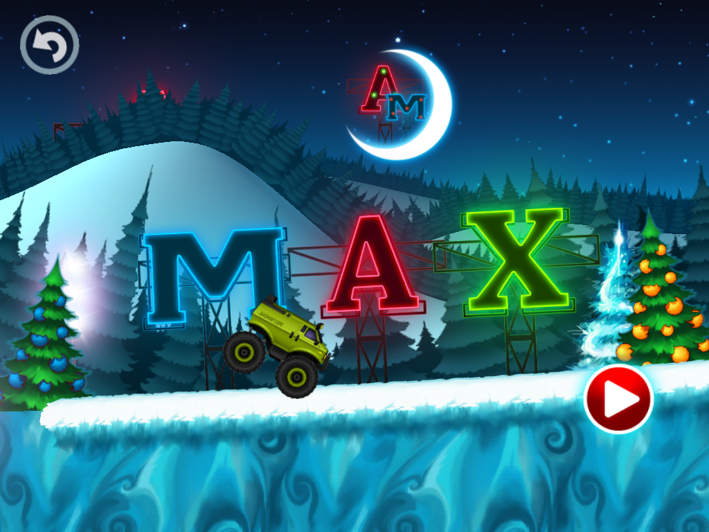 Cuplikan Layar Game Monster Truck Winter Racing
