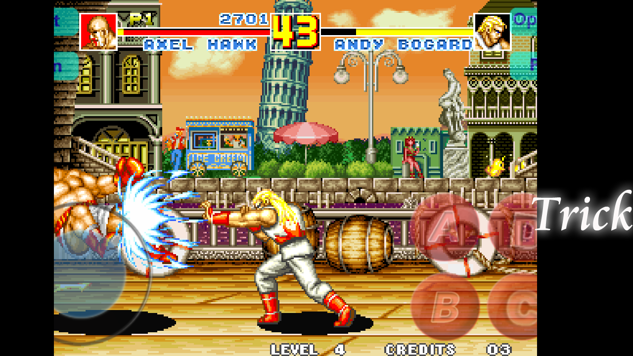 Cuplikan Layar Game Trick for Fatal fury SPECIAL(饿狼传说)