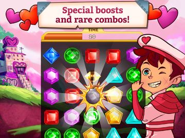 Cuplikan Layar Game Jewel Mania: Valentine's Day