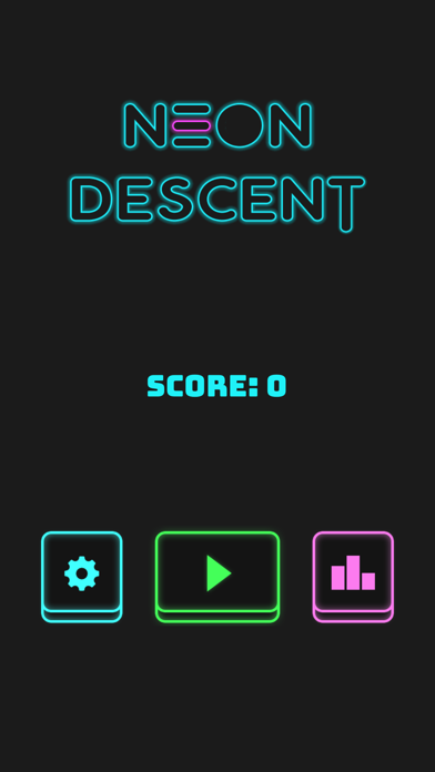 Neon Descent ゲームのスクリーンショット
