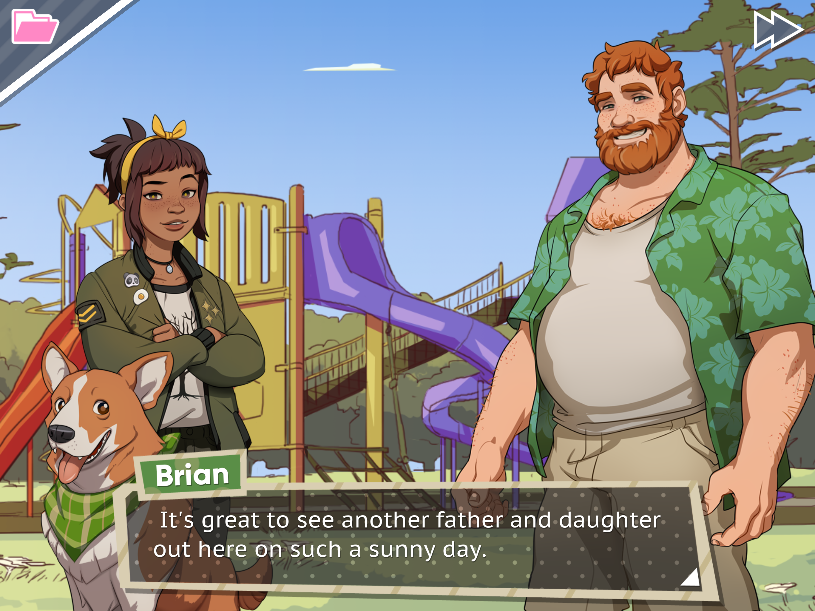 Dream Daddy Game Screenshot
