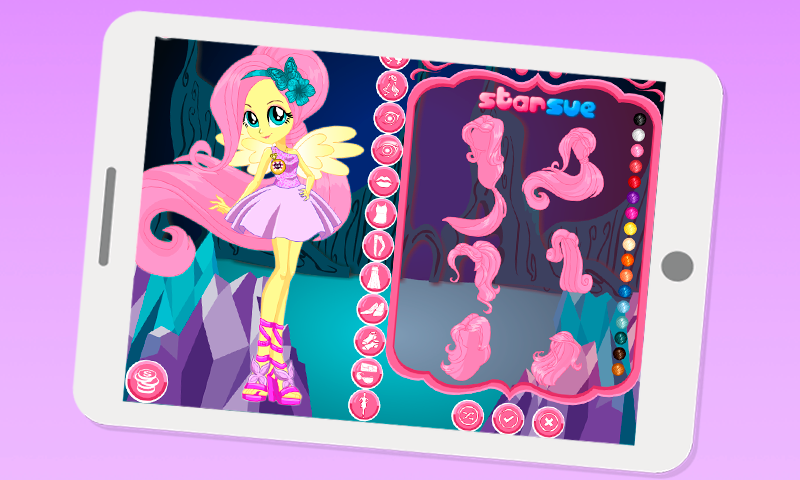 Dress up Fluttershy 遊戲截圖