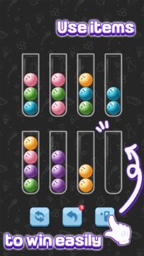 Sorting Ball Quiz Game Screenshot