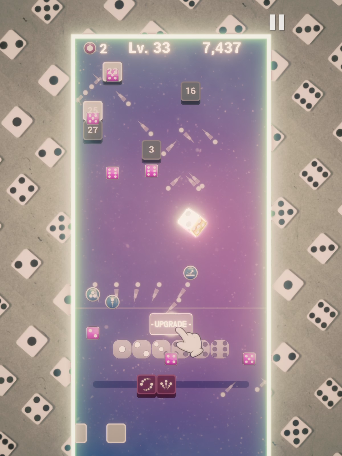 DBB  - Dice Brick Breaker Game Screenshot