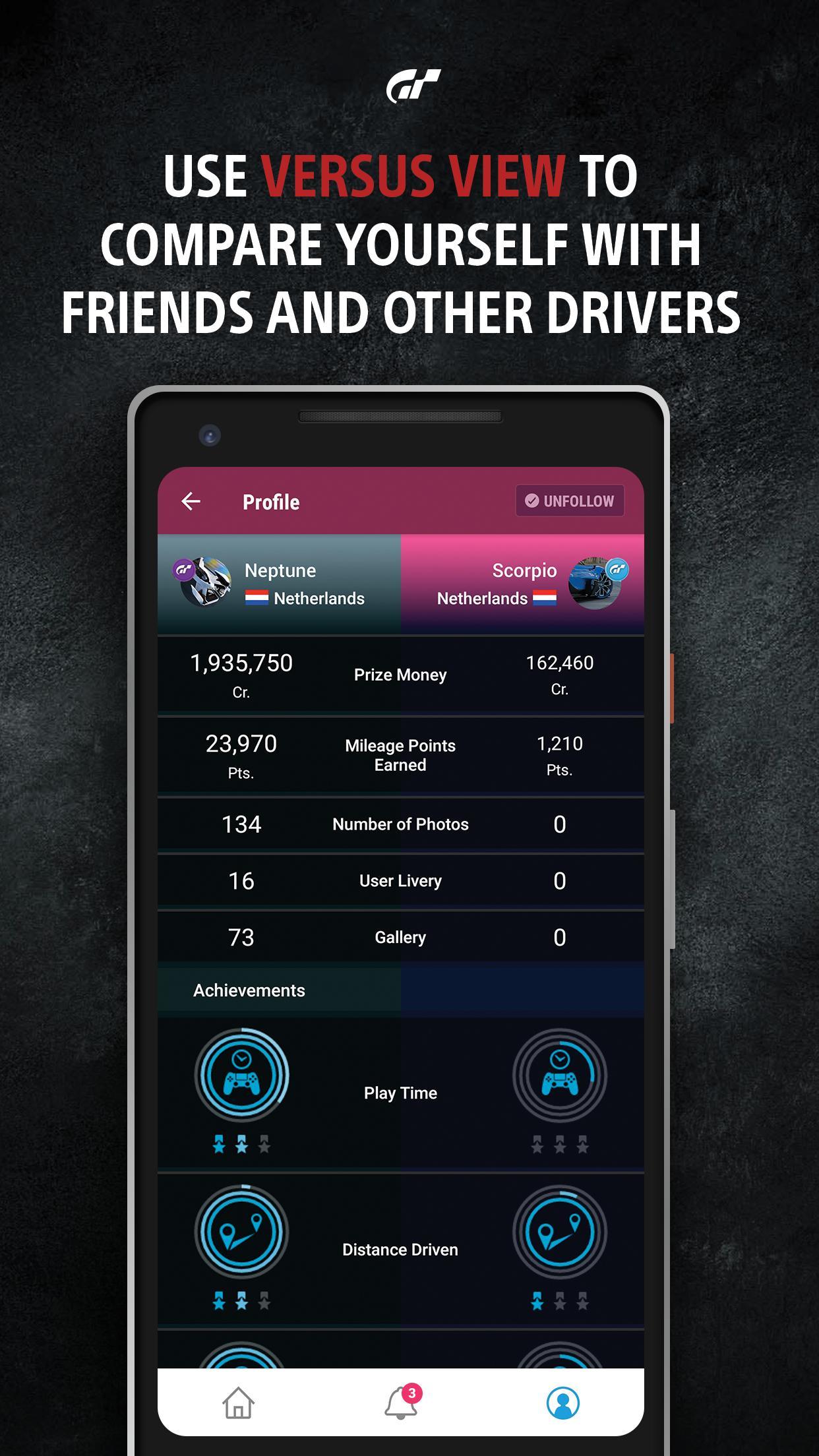 Gran Turismo® Sport Companion Game Screenshot