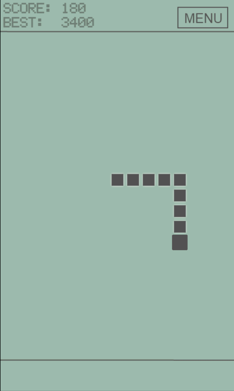 Snake 1997 Game Screenshot