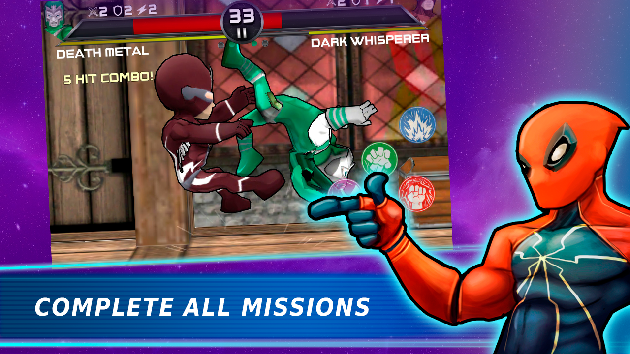 Screenshot of Superheroes 3 Fighting Games