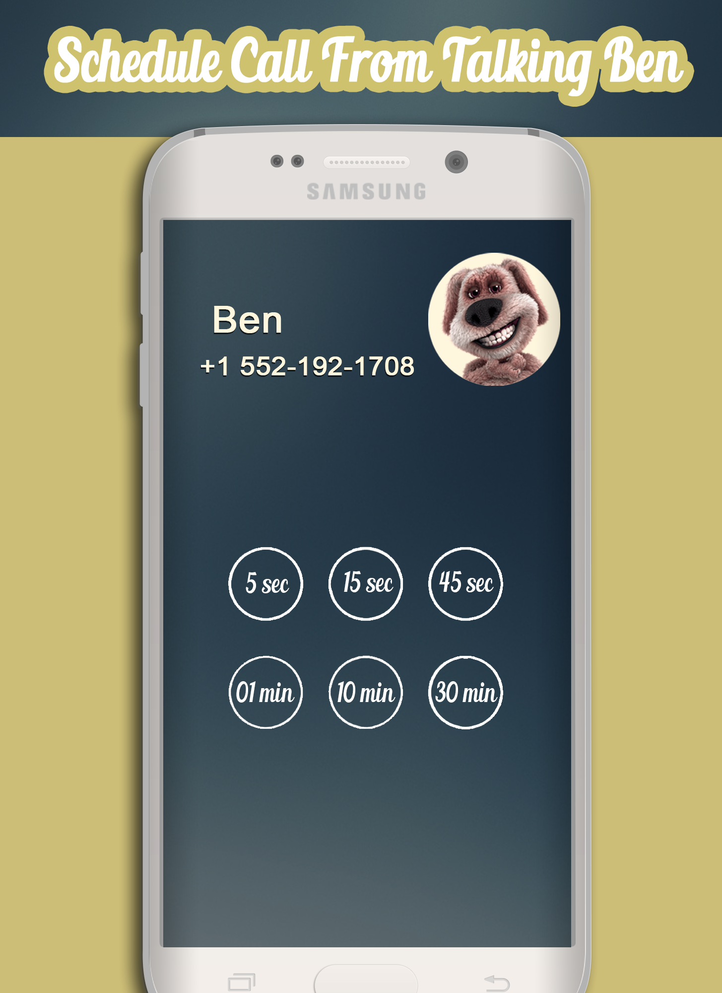 Call From Talking Ben Dog Game Screenshot