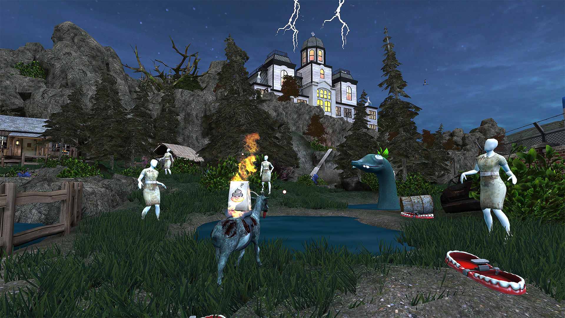 Goat Simulator GoatZ screenshot game
