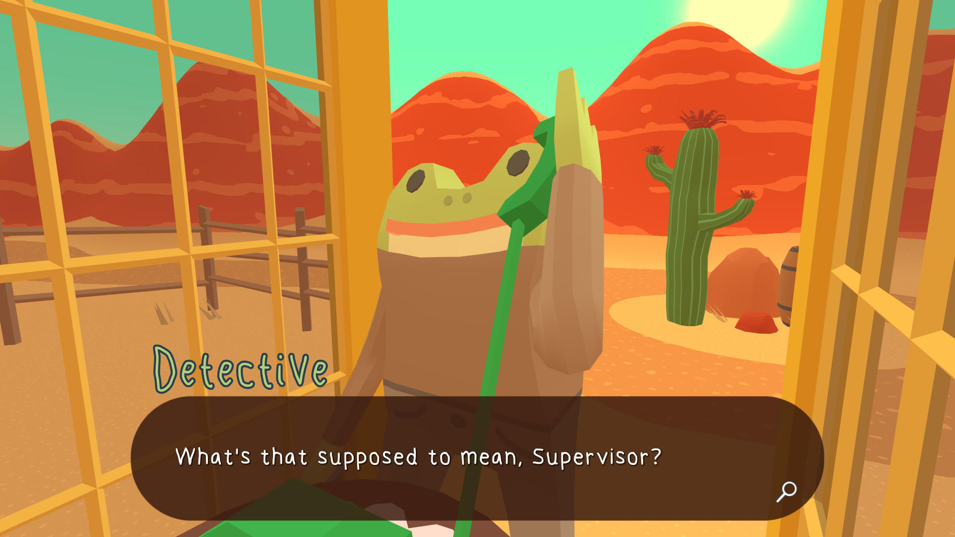 Frog Detective 3: Corruption at Cowboy County ゲームのスクリーンショット