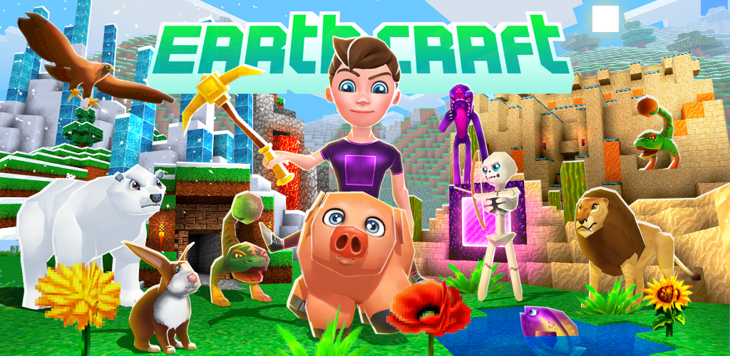 Banner of EarthCraft: World Exploration & Craft in 3D 