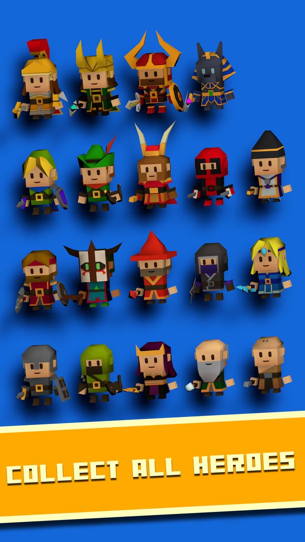 Screenshot of Cube Head - Dungeon Raiders