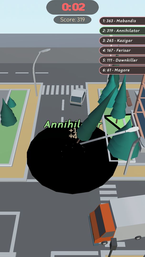 Screenshot of City Hole