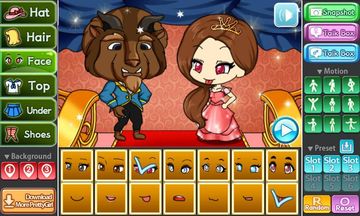Pretty Girl's Beauty and the Beast Style Game Screenshot