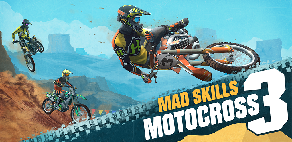 Banner of Mad Skills Motocross 3 3.0.1