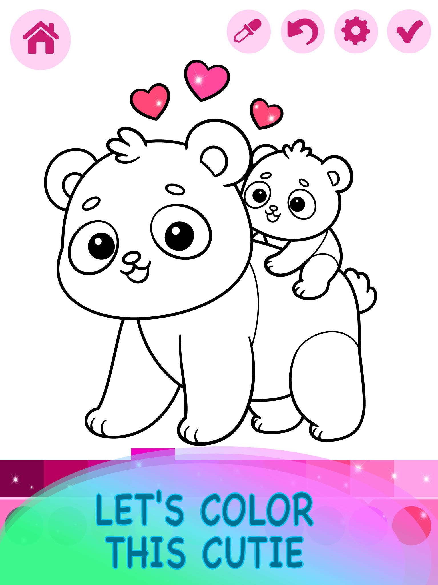 Kids Coloring: Little Masters Game Screenshot