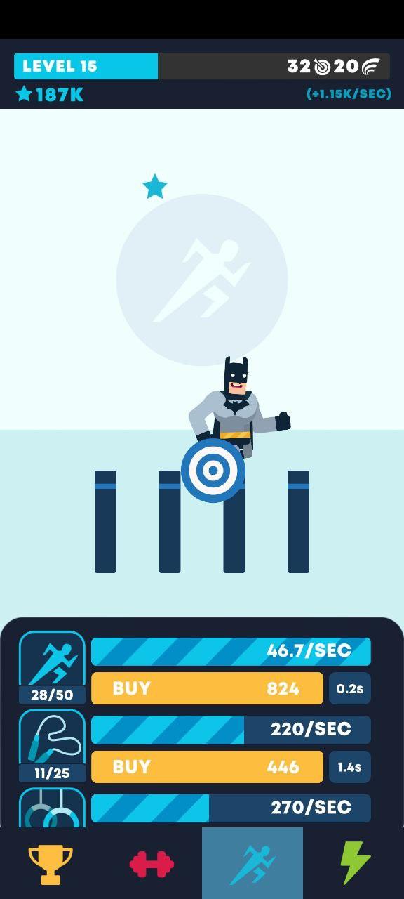 Idle Fighter Game Screenshot