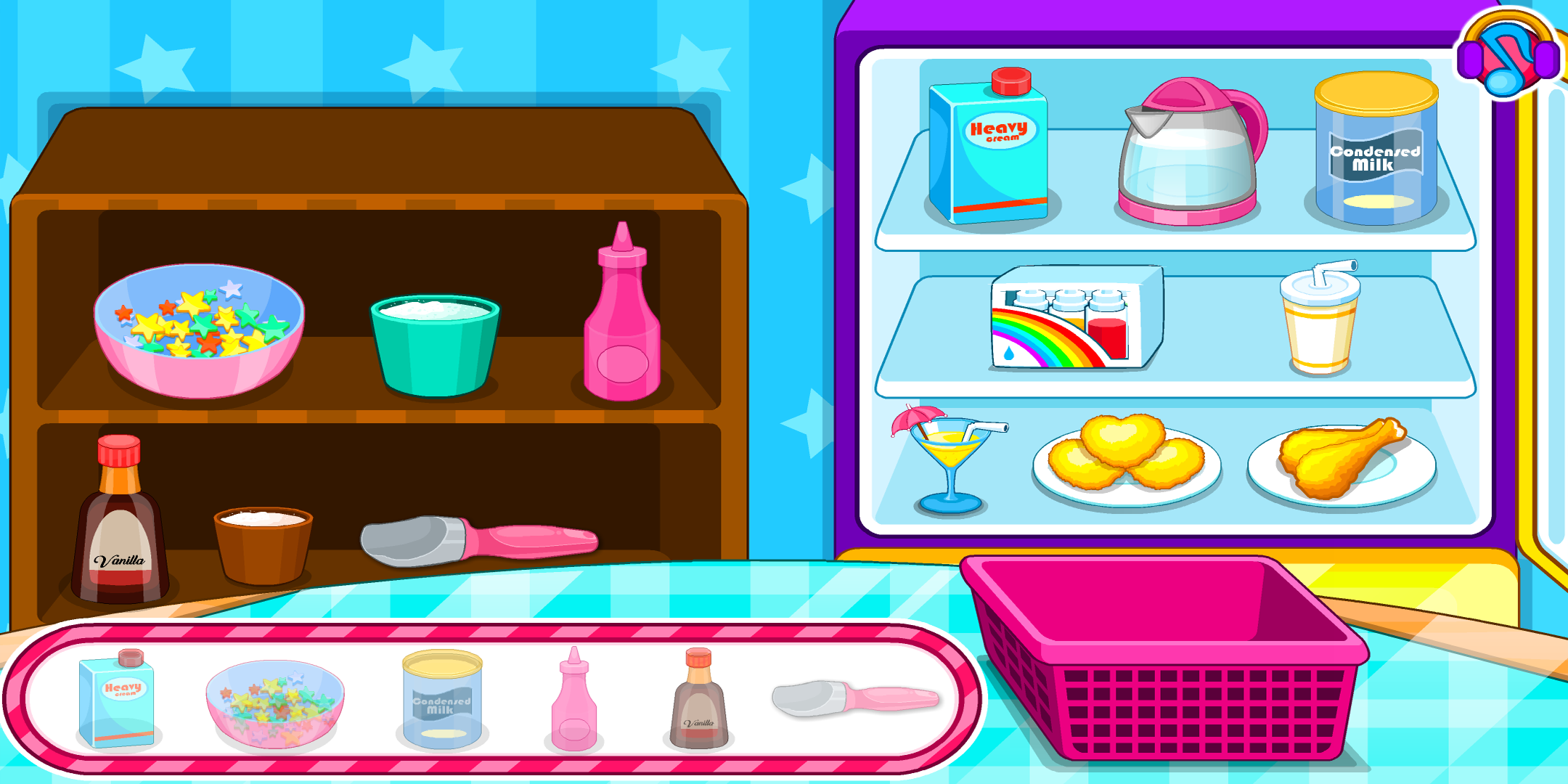 Cooking Ice Creams Game Screenshot