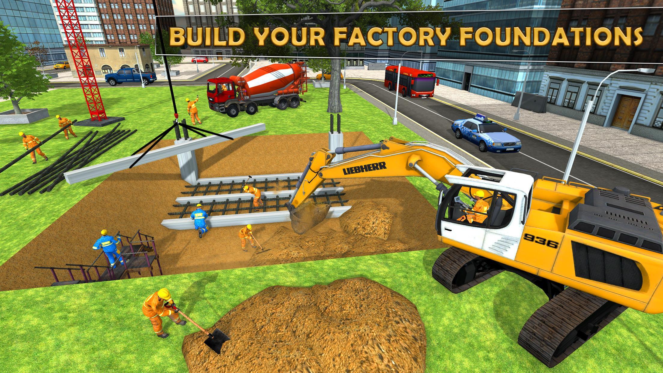 Chocolate Factory Construction Game 게임 스크린샷