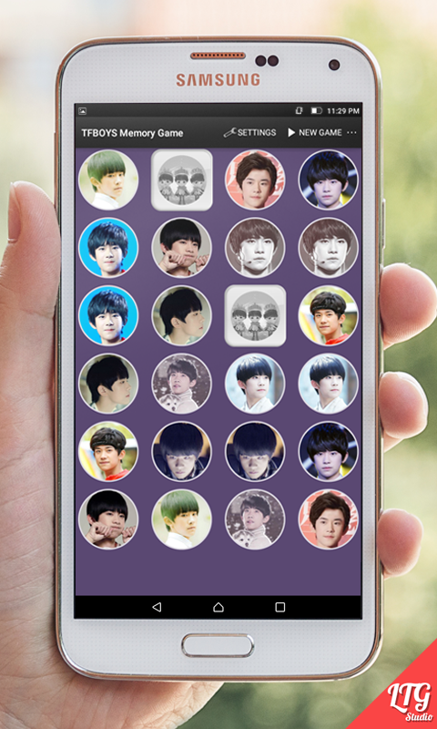 Скриншот игры 💘 TFBOYS Memory Game 🍀