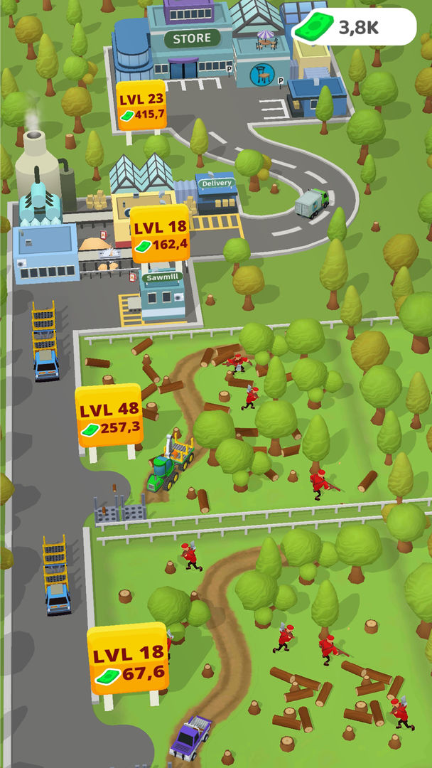 Screenshot of Idle Forest Empire