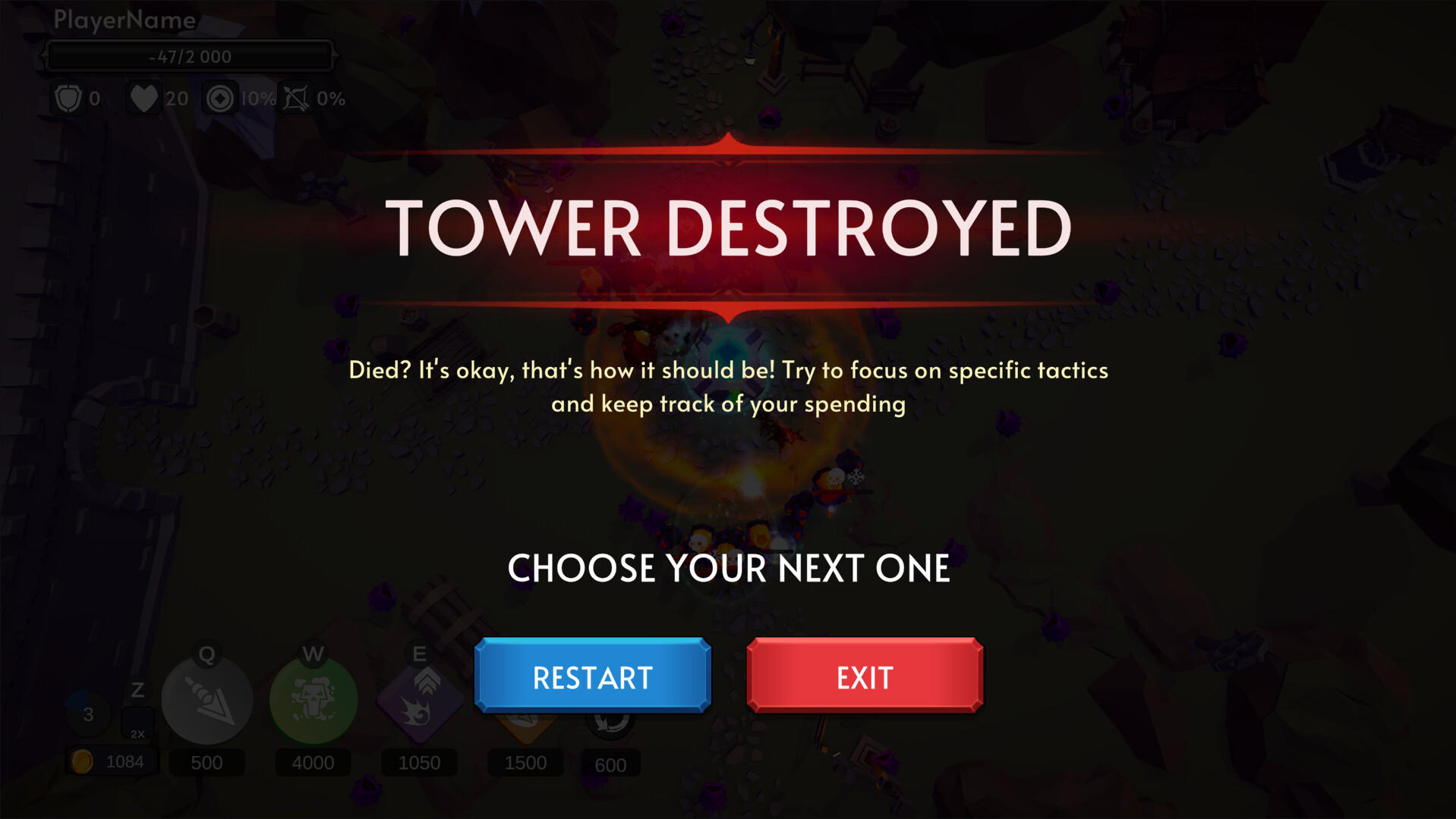 Screenshot of Survivor Challenge TD