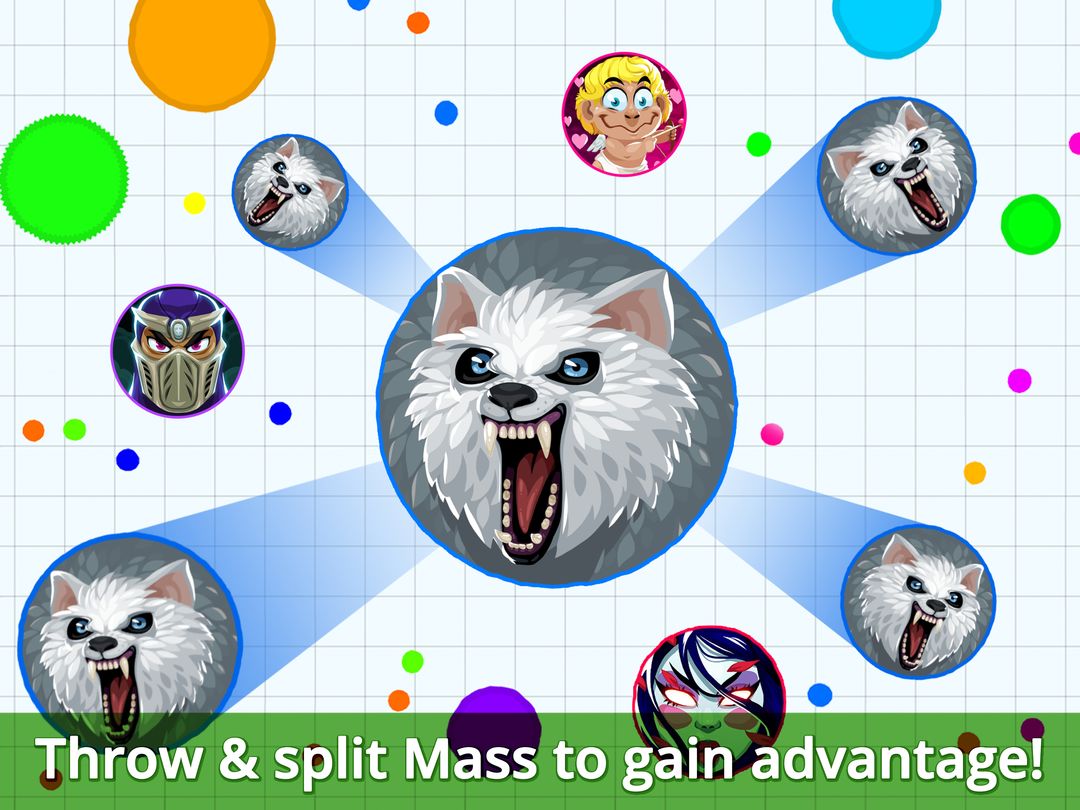 Screenshot of Agar.io