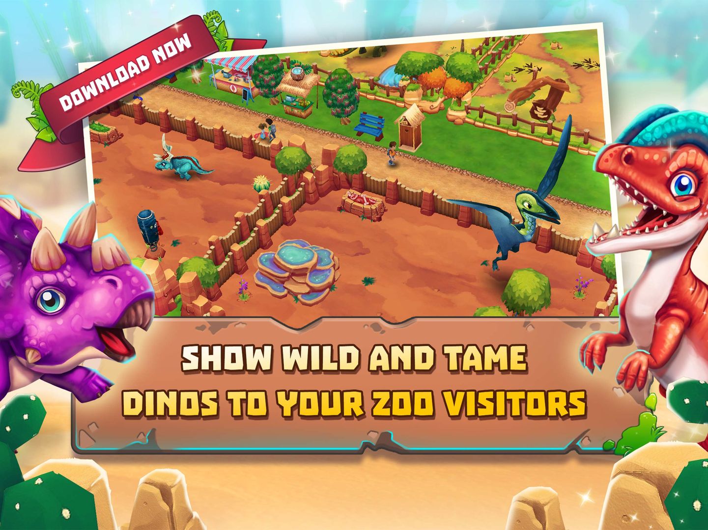 Screenshot of Dinosaur Park – Primeval Zoo